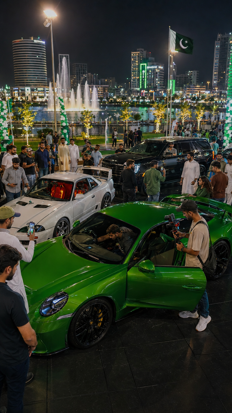 Azadi Auto Show Banner - Mobile