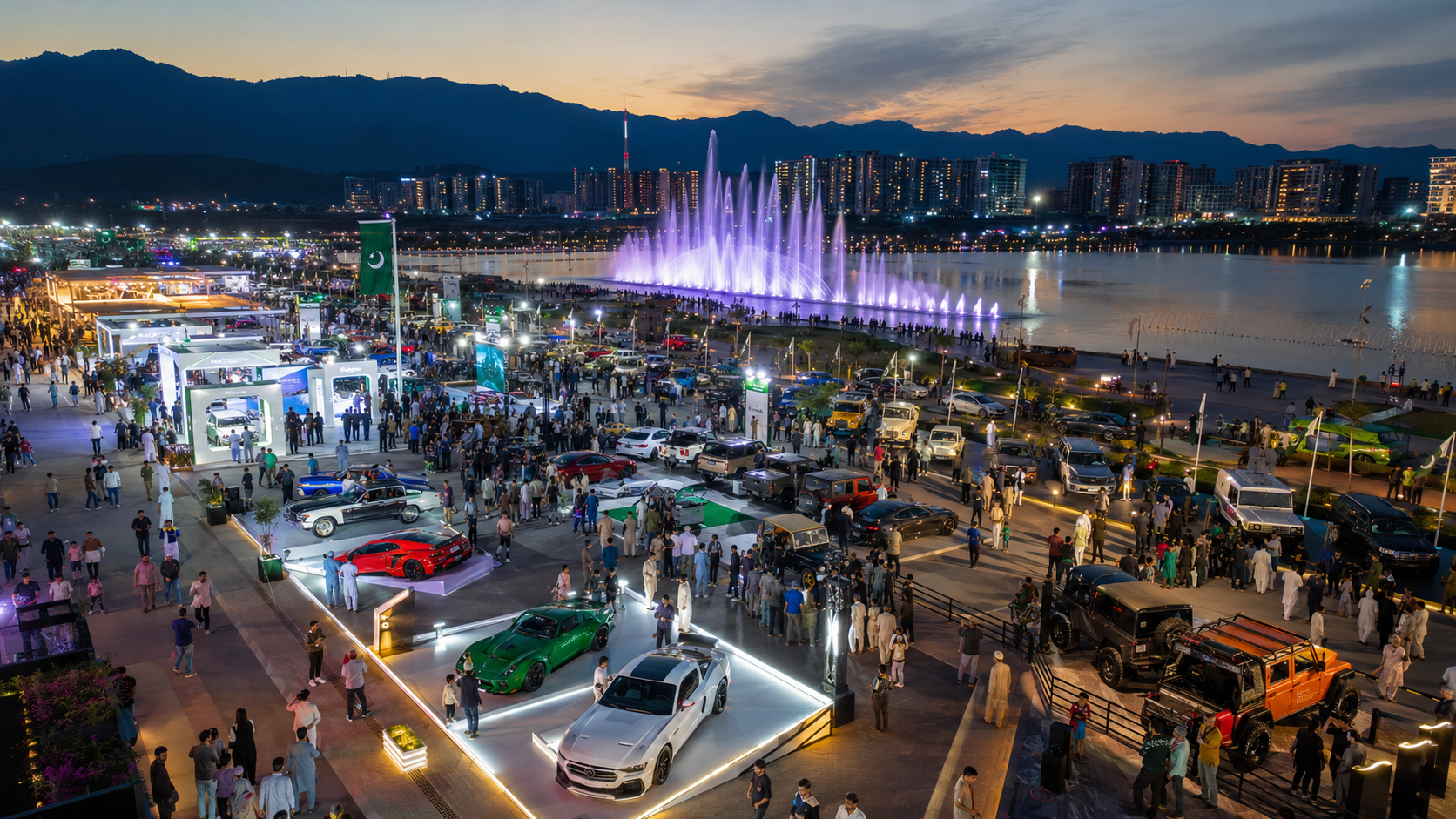 Azadi Auto Show Banner - Desktop