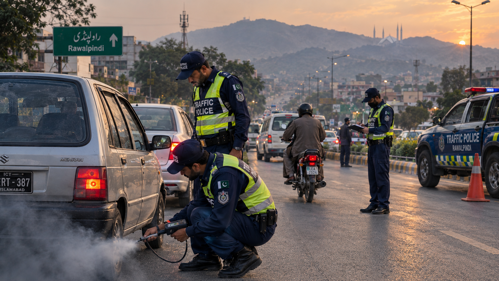 Rawalpindi to Impound Smoke-Emitting Vehicles