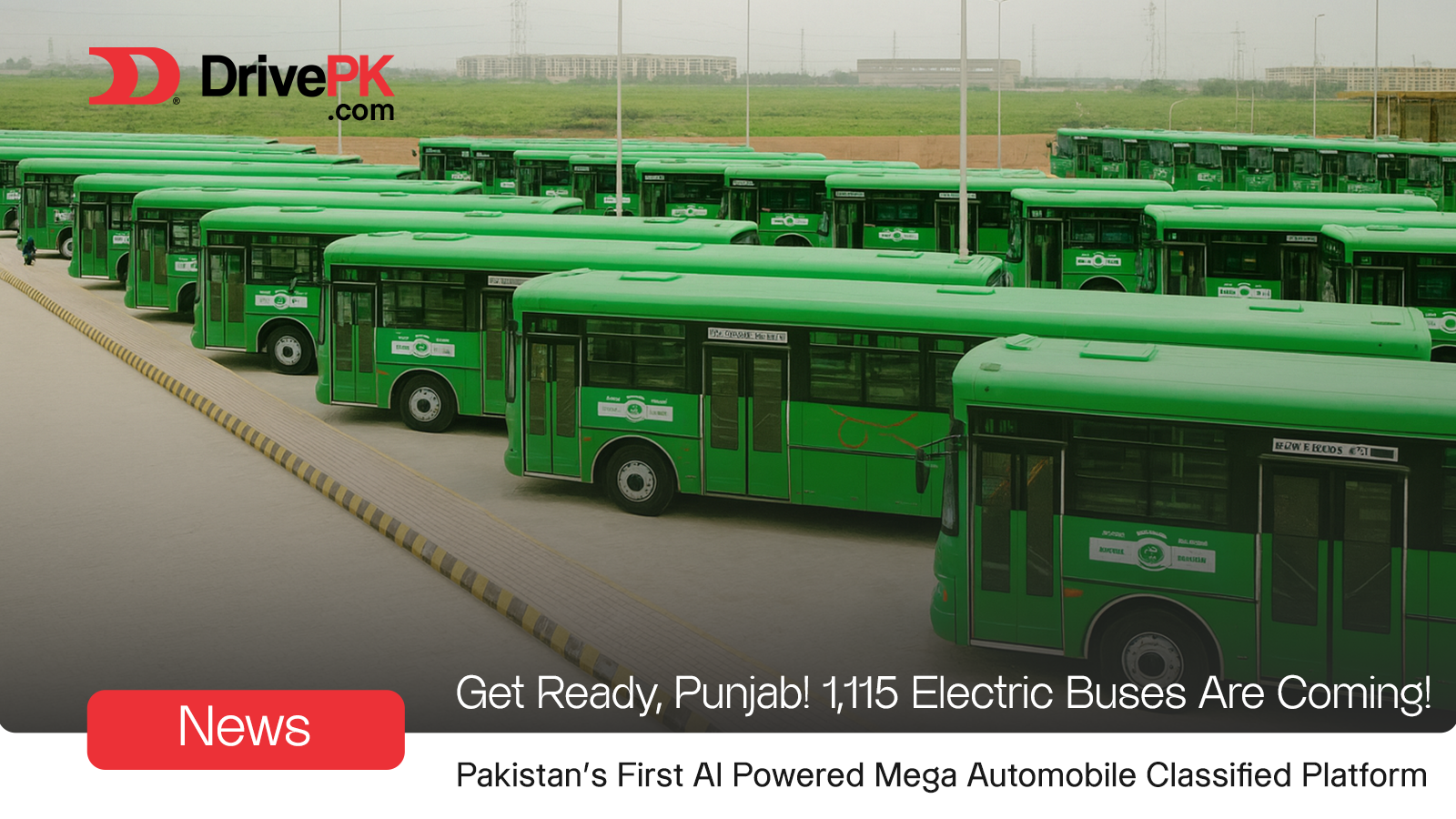 Maryam Nawaz Pushes Fast-Track Development: 1,115 Electric Buses Coming to Punjab by December