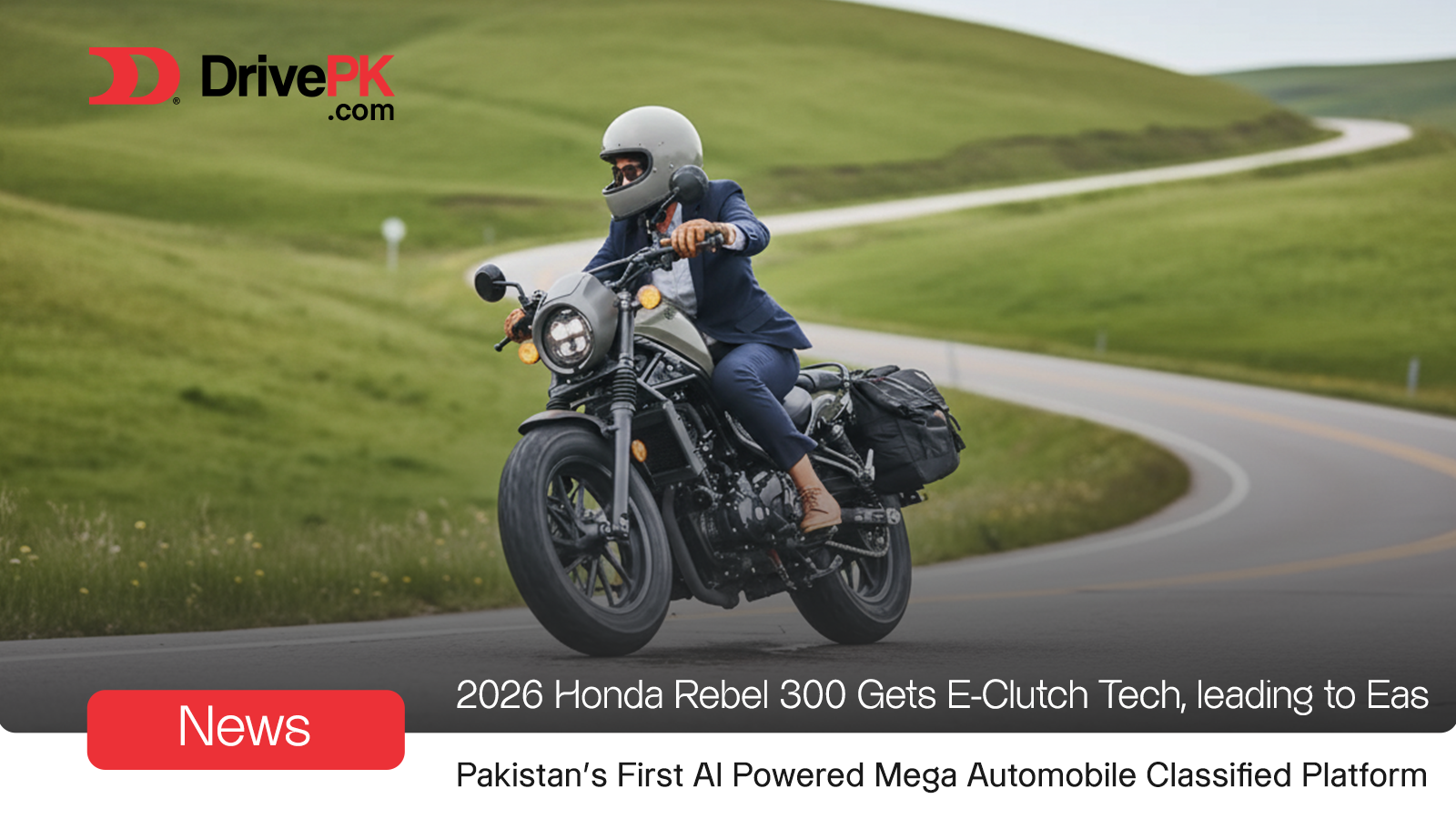 2026 Honda Rebel 300 Gets E-Clutch Tech, Simplifying Gear Shifts for New Riders