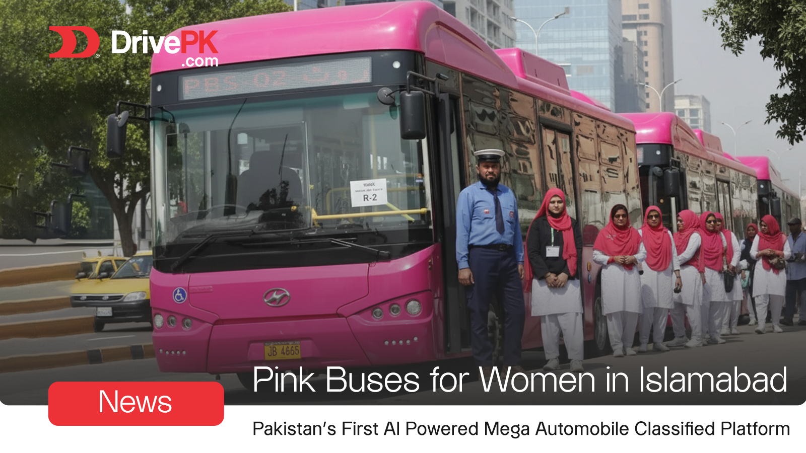 Pink Bus Service in Islamabad: Free, Safe Rides for Women
