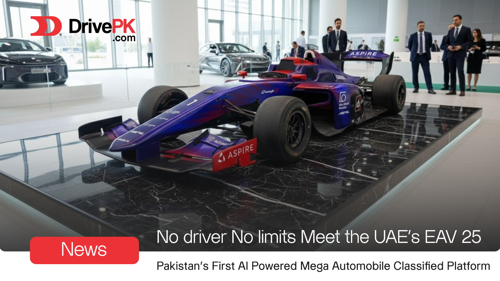 UAE's EAV-25: The First AI F1 Car Without a Driver