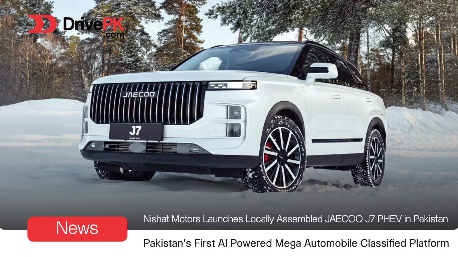 JAECOO J7 PHEV Hits Pakistan Roads