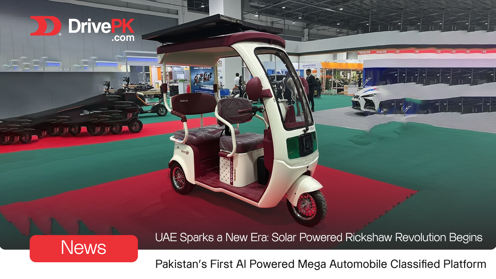Solar Tuk Tuks Eye Dubai Streets