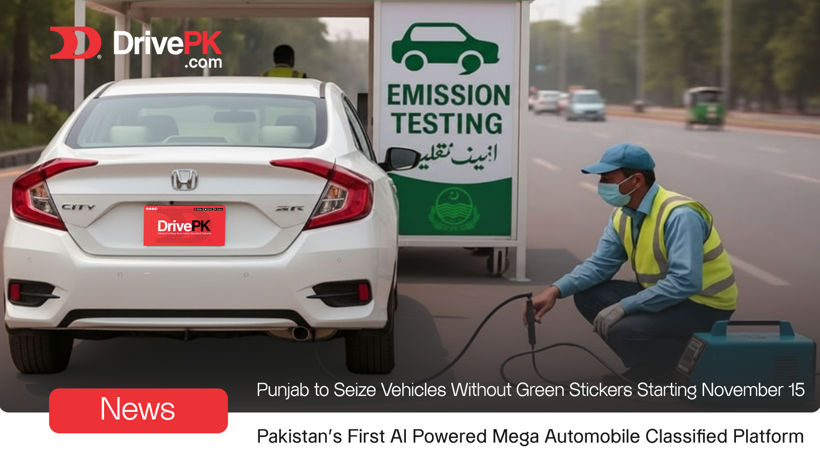 Punjab Makes Green Stickers Mandatory for Vehicles from Nov 15