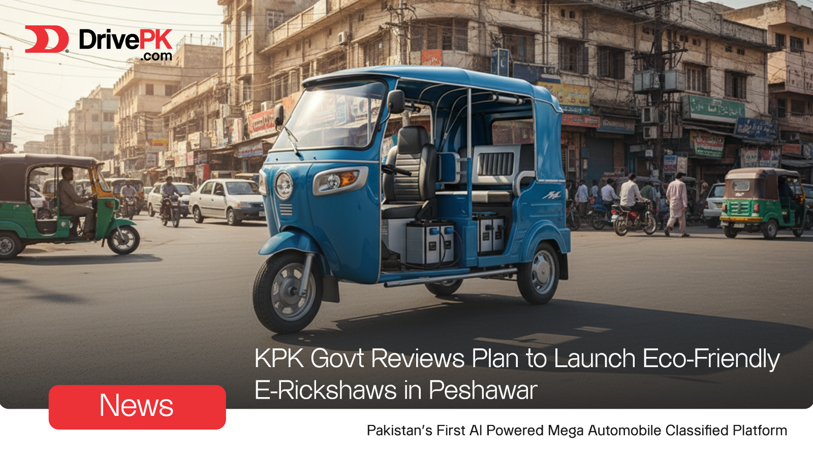 E-Rickshaw Project Gains Ground in Peshawar