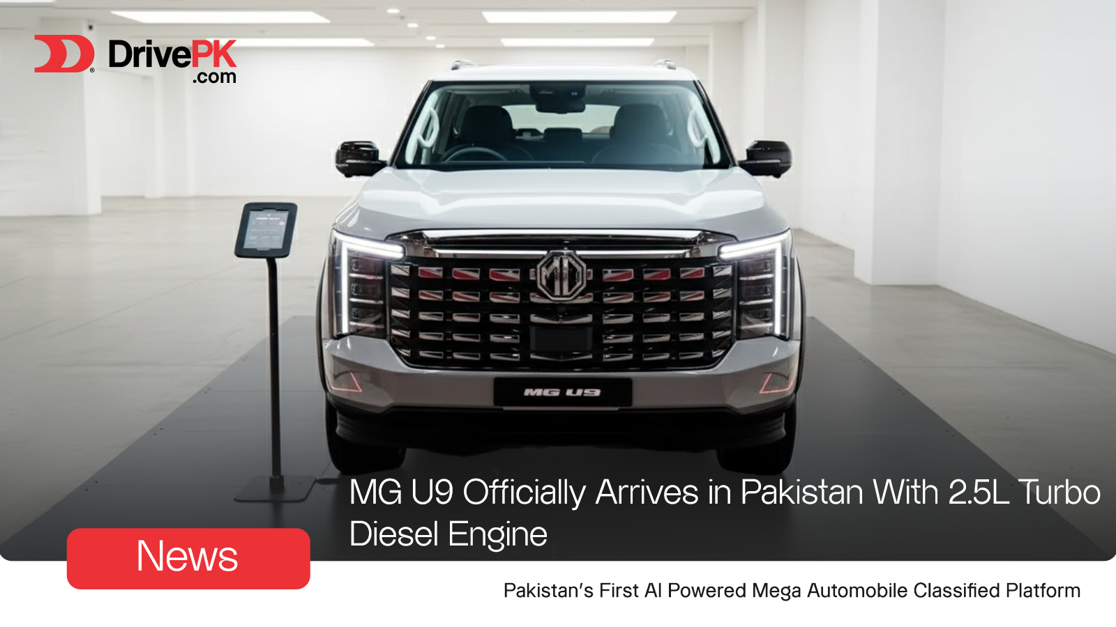MG U9 Pickup Lands in Pakistan