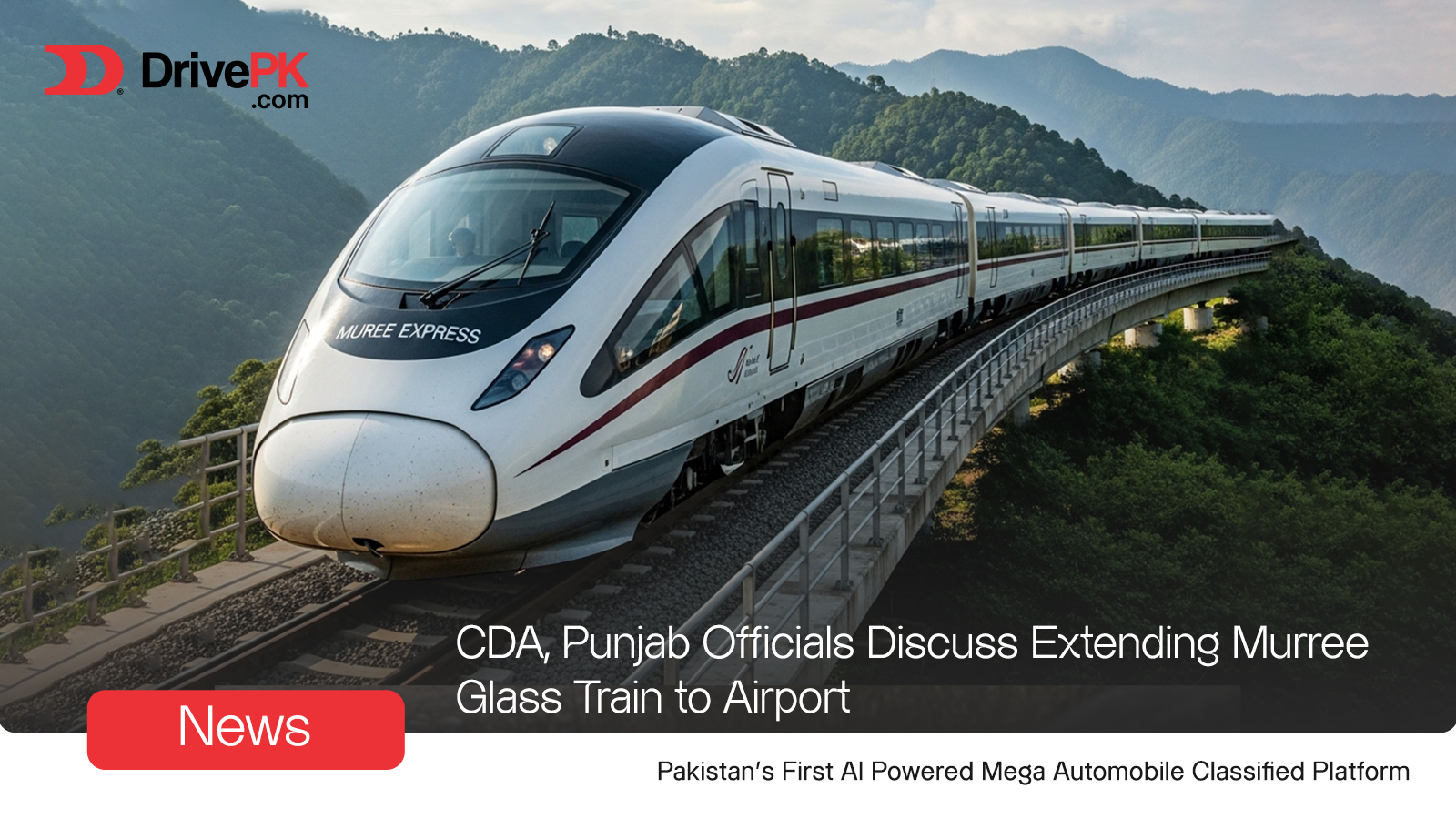 Murree Glass Train Eyes Airport Link