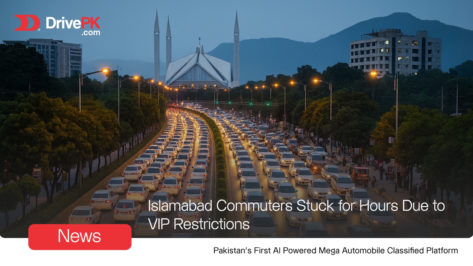 Islamabad Traffic Jam Today: VIP Movement Blocks Roads November 2025