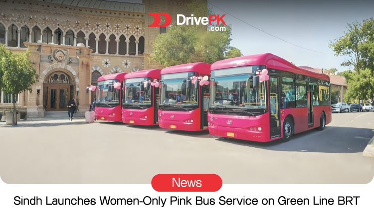 Pink Buses Roll Out in Karachi