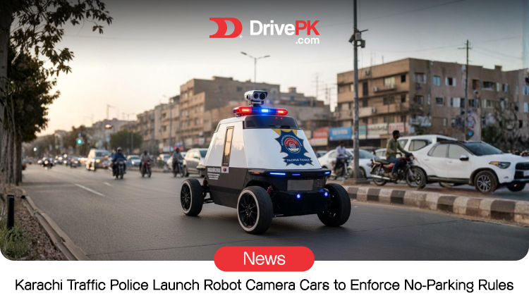 Karachi Now Has Robot Cars That Catch Parking Violators on the Spot