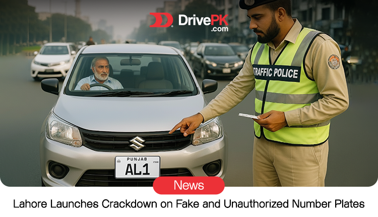 Lahore Police Target Fake Number Plates, No More Hiding