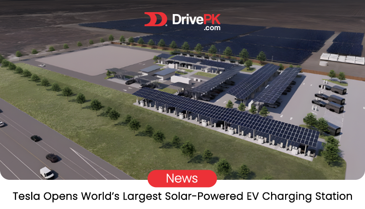 Tesla’s New Lost Hills Supercharger Is the Biggest on Earth and It Runs on Sunshine and Batteries