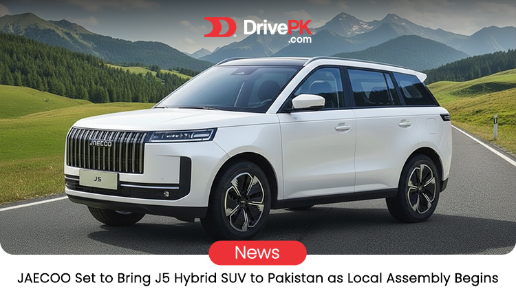 JAECOO J5 Hybrid Set for Early Launch in Pakistan. First Markets Globally