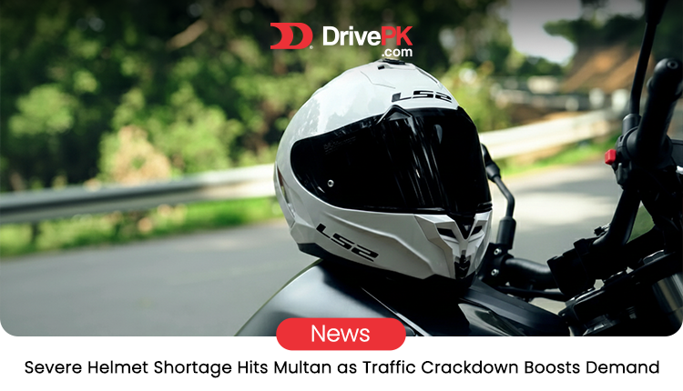Helmet Prices Skyrocket in Multan as Shortage Hits South Punjab After Crackdown