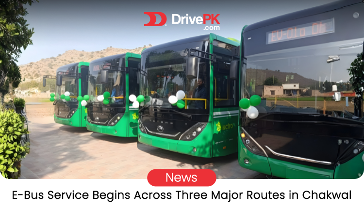 Chakwal Launches 15 New Electric Buses on Three Major Routes