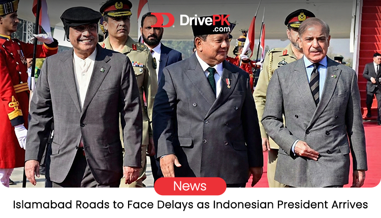 Islamabad Traffic Advisory During Indonesian President Visit December 2025