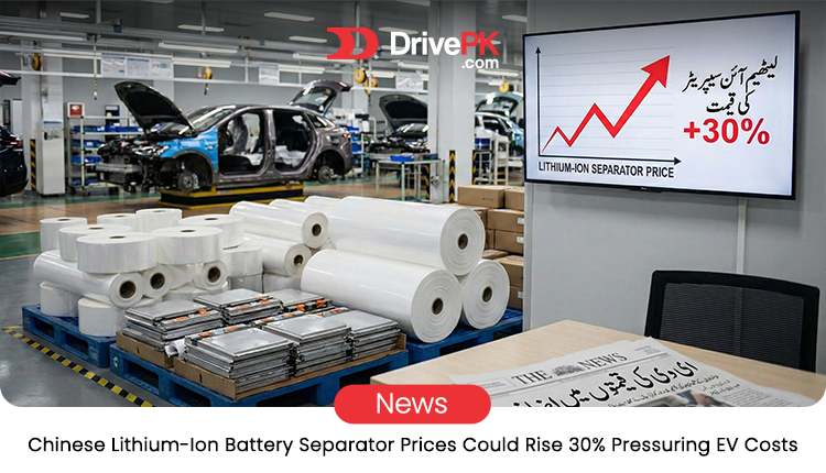 China Lithium-Ion Battery Separator Prices Could Rise 30% Impacting EV Costs