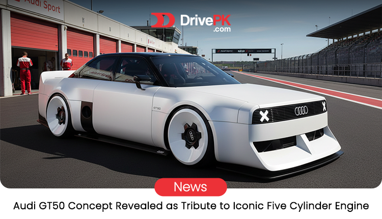Audi GT50 Concept Unveiled: Retro Tribute to Five-Cylinder Engines