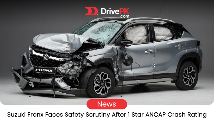 Suzuki Fronx Hits Safety Snag: 1-Star ANCAP Rating Raises Alarms for Pakistan