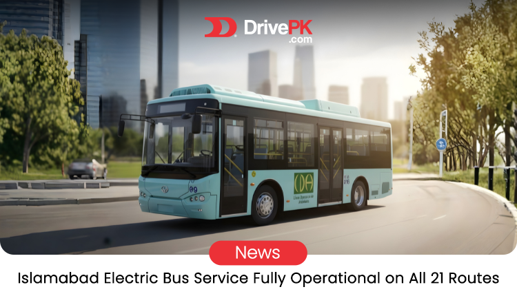 Islamabad Electric Bus Service Fully Operational on 21 Routes