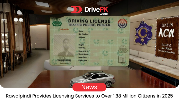 Rawalpindi Traffic Police Sets Record with 1.38 Million Licenses in 2025