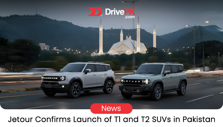 Jetour T1 and T2 SUVs Coming to Pakistan: Specs, Features, and Launch Update