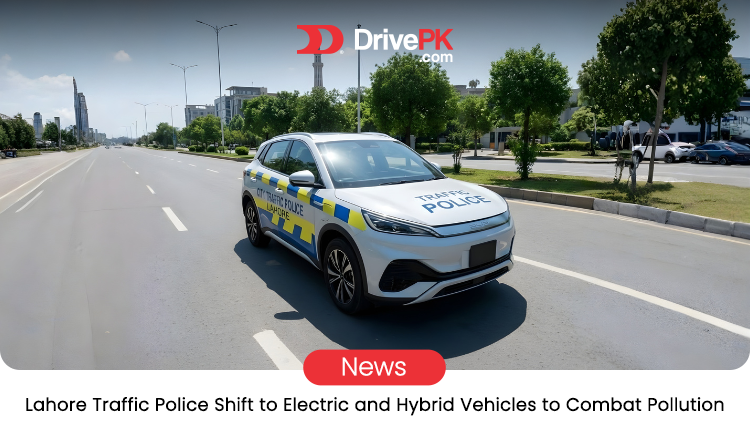 Lahore Traffic Police Adopts Electric and Hybrid Vehicles for Greener Patrols