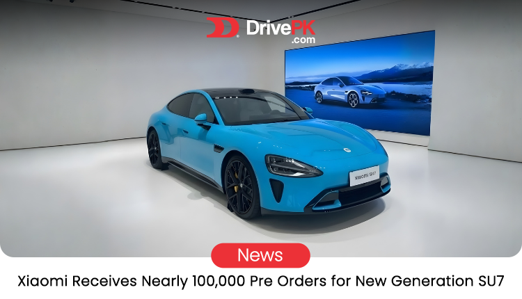 Xiaomi SU7 Pre-Orders Soar to 100,000 in 15 Days Ahead of April Launch