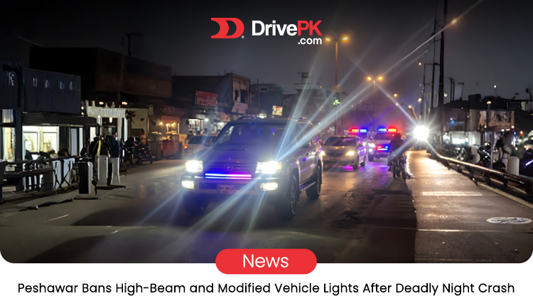 Pakistan Bans High-Beam and Modified Headlights After Fatal Crash