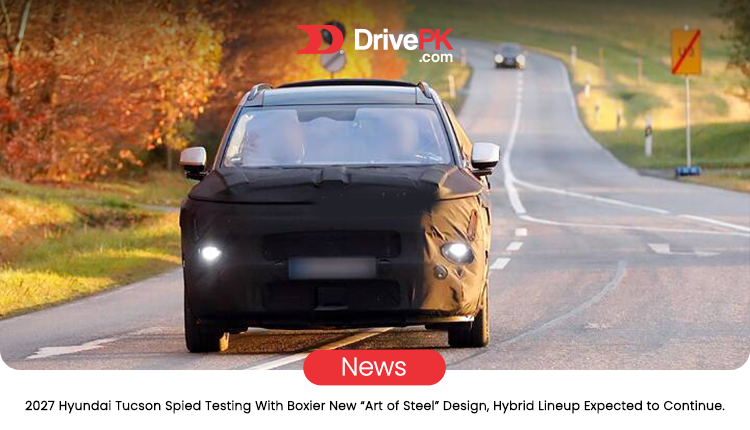 2027 Hyundai Tucson Spied: Boxy Design, Hybrids, and New Tech Revealed