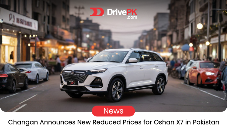 Oshan X7 Price in Pakistan 2026: Changan Cuts Prices on All Variants