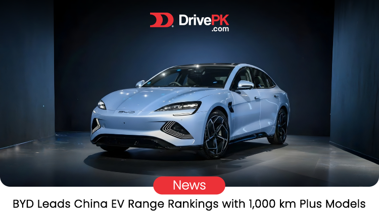 BYD Tops China CLTC EV Range Rankings with 1,000+ km Models
