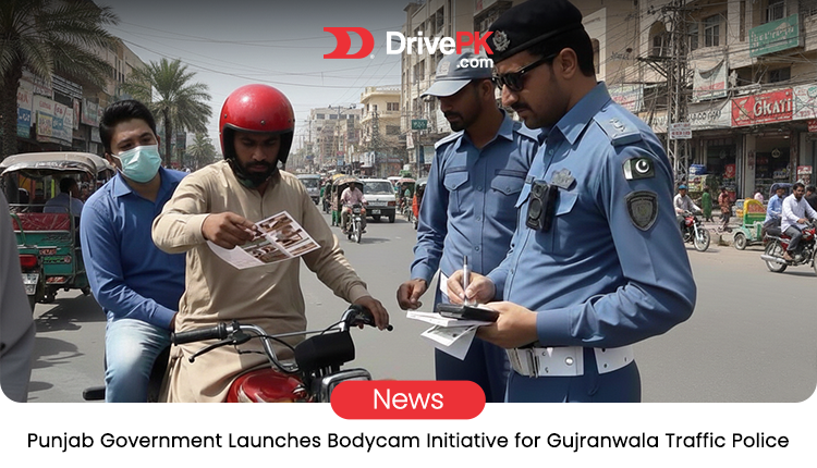 Gujranwala Traffic Police Introduce Body-Worn Cameras for Wardens