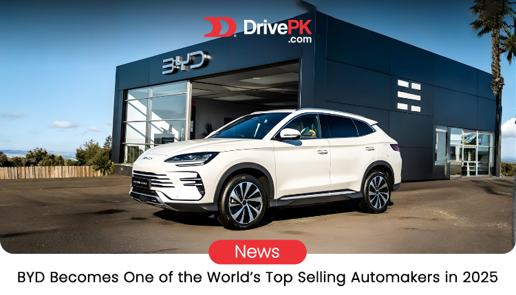 BYD Surpasses Ford and Tesla in 2025 Global Sales Milestone