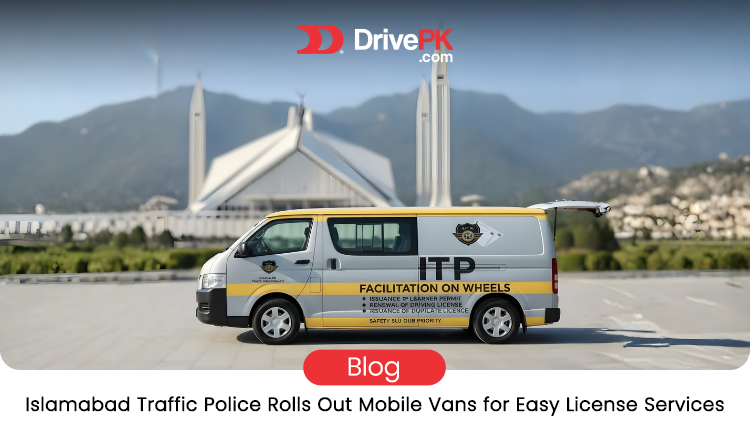 Islamabad Traffic Police Rolls Out Mobile Vans for Easy License Services