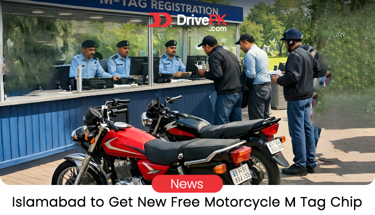 FWO to Launch Free New Anti-Theft M-Tag Chip for Motorcycles in Islamabad 2026 Full Details