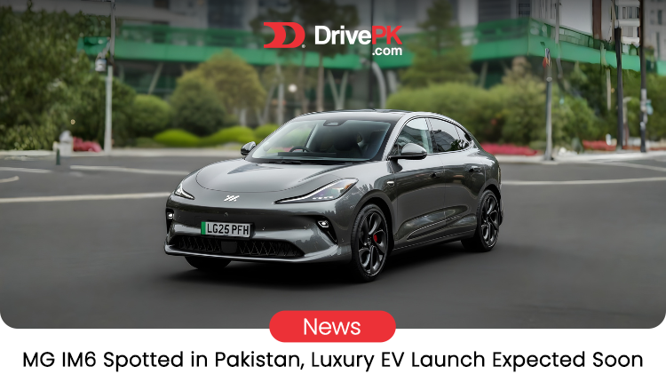 MG IM6 Spotted in Pakistan: Luxury Electric Crossover Launch Could Be Close