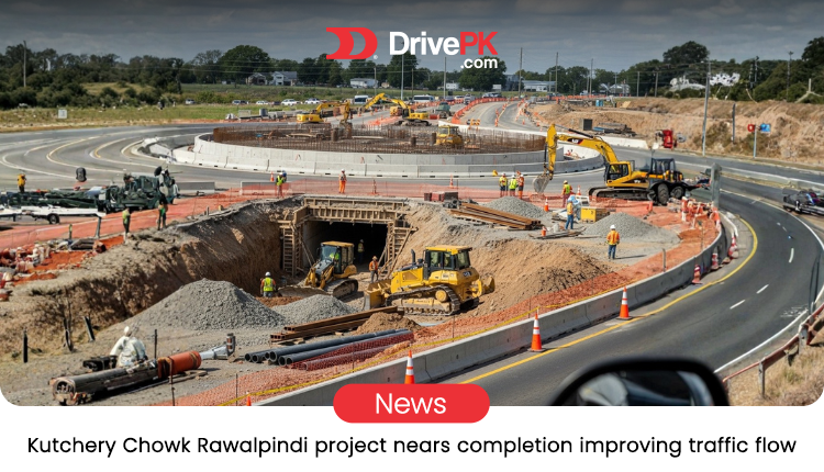 Kutchery Chowk Remodeling in Rawalpindi Reaches 76% Completion, Set for May 2026 Finish
