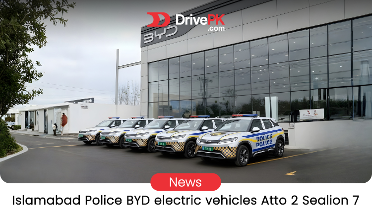 Islamabad Police Takes Delivery of First Electric Fleet: BYD Atto 2 and Sealion 7 Join Service