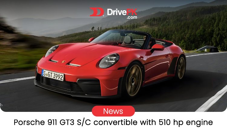 Porsche 911 GT3 S/C: First Convertible GT3 with Auto Folding Roof and 510 HP