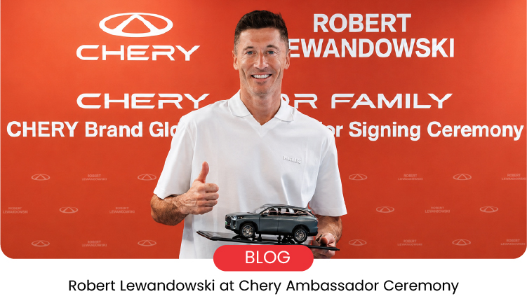World’s Most Unstoppable Goal Machine Robert Lewandowski Joins Hands with Chery Master Pakistan