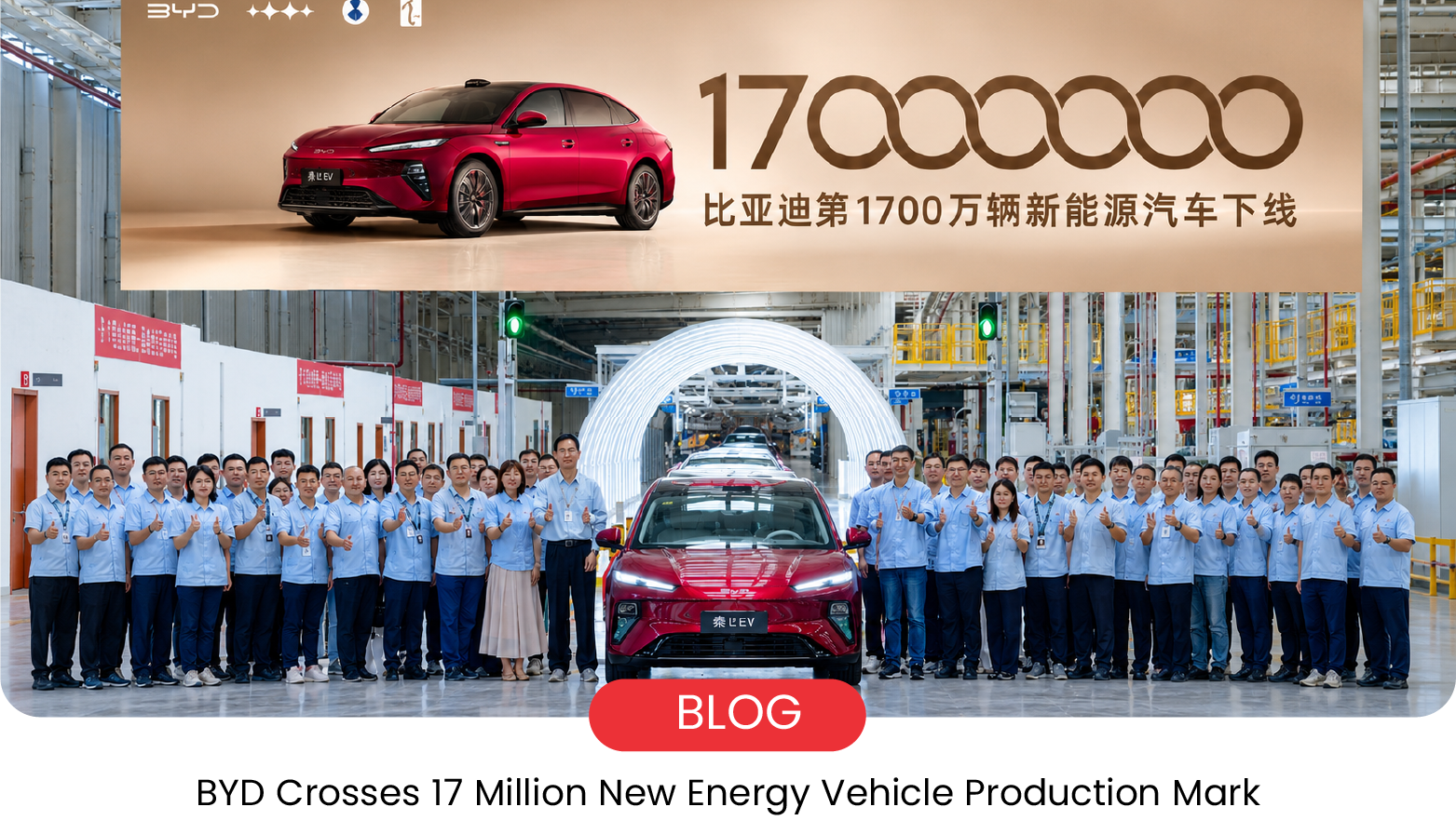 BYD Hits 17 Million NEVs Milestone with Seal 08