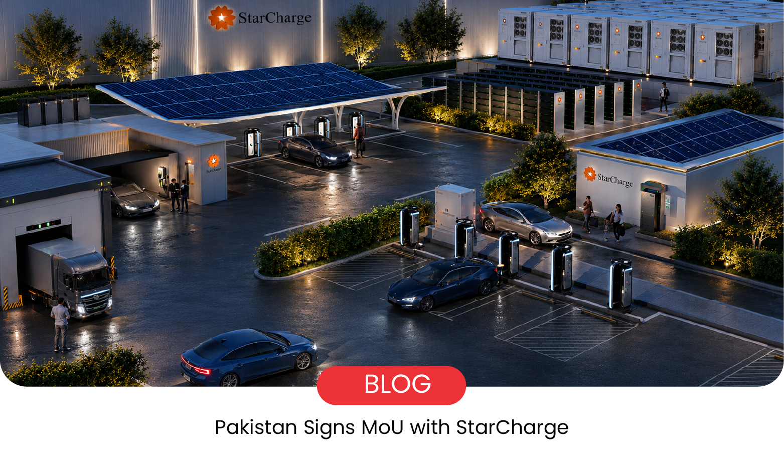 Pakistan Signs MoU with StarCharge for EV Charging Push