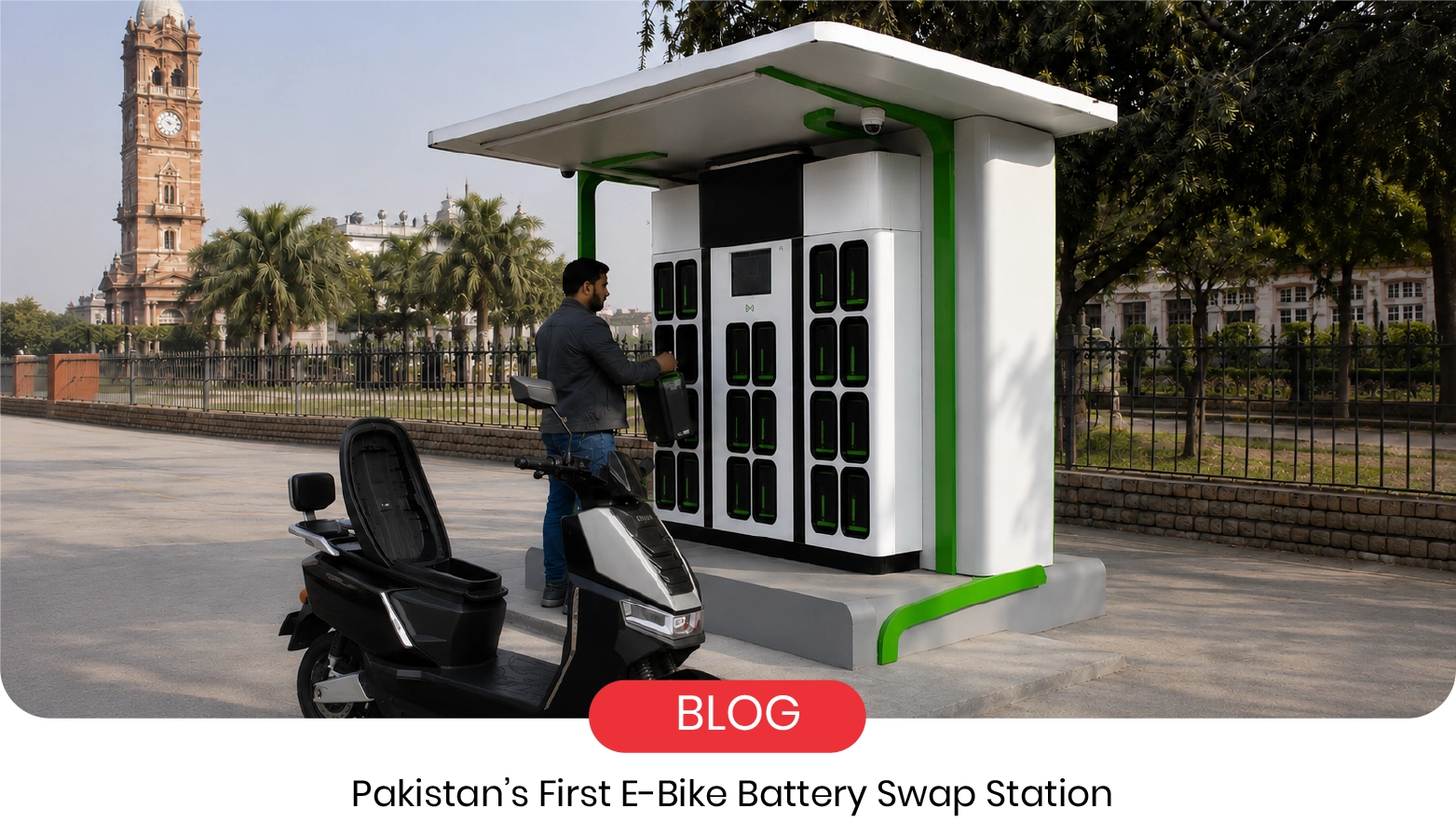 Faisalabad Launches Pakistan’s First E-Bike Battery Swap Station