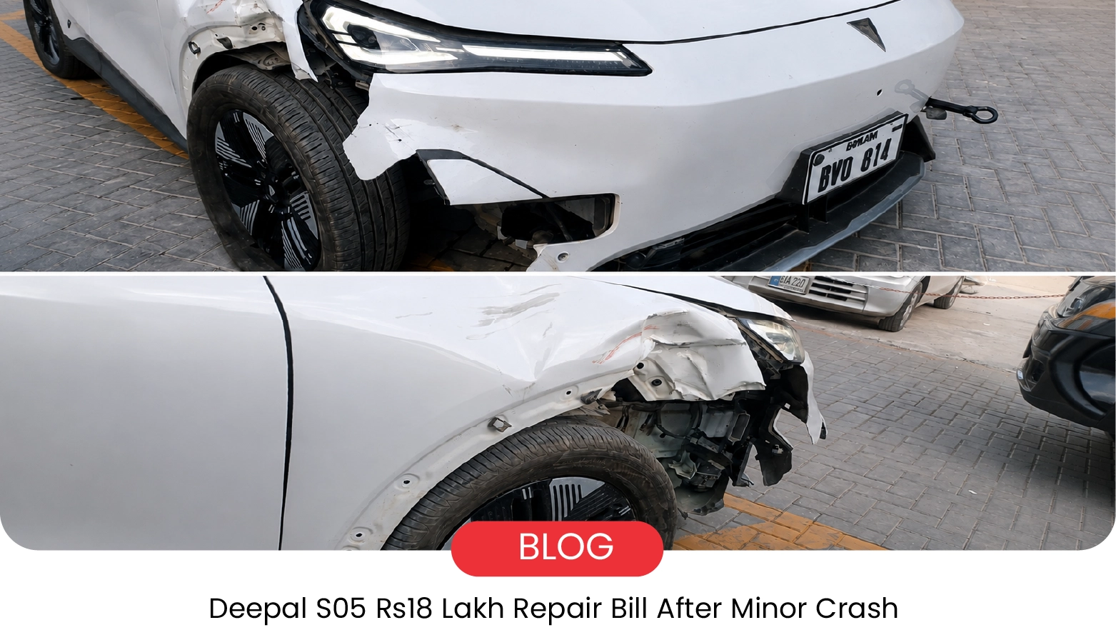 Deepal S05 Rs18 Lakh Repair Bill After Minor Crash