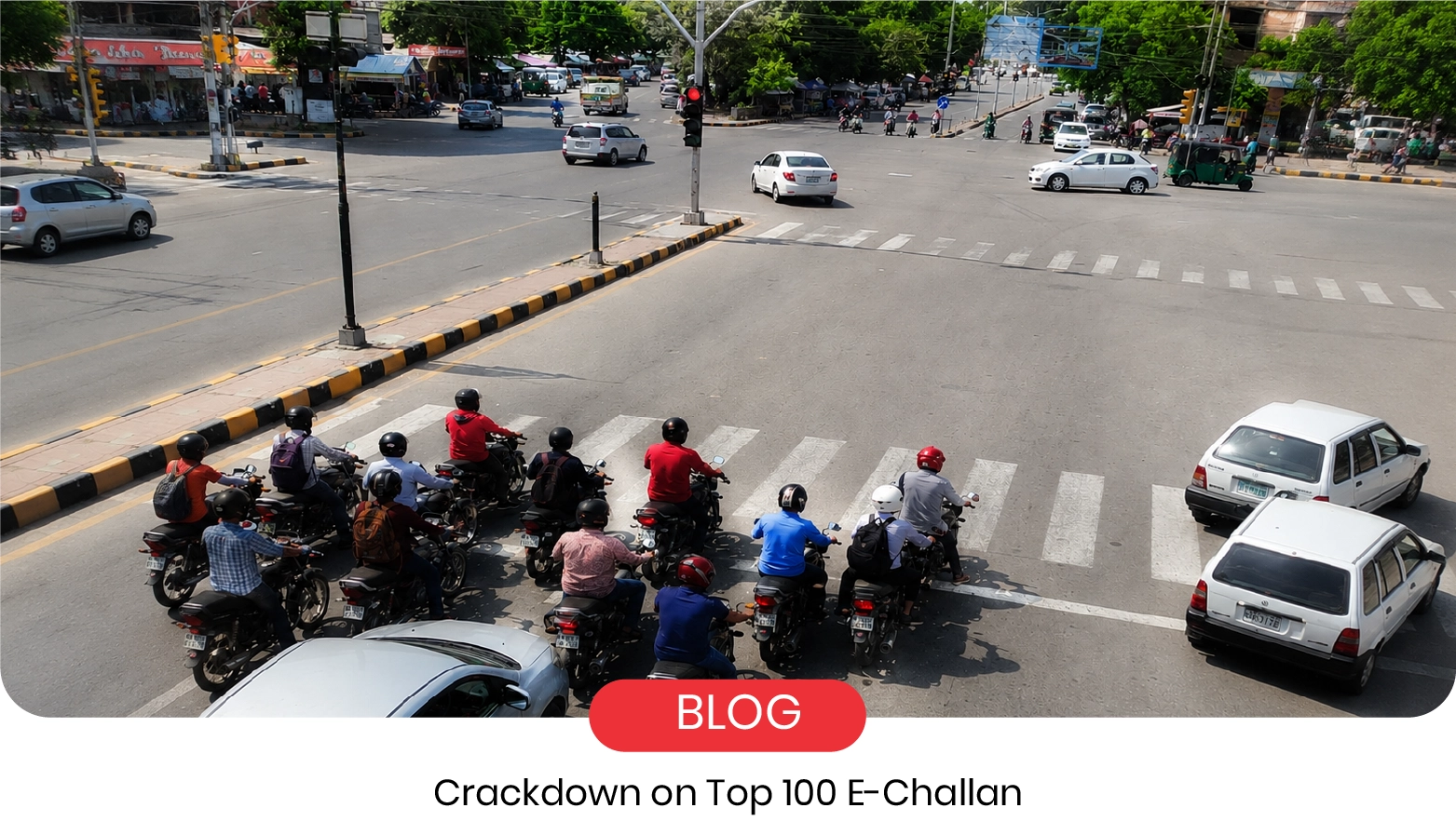 Lahore Traffic Police Crackdown on Top 100 E-Challan Defaulters