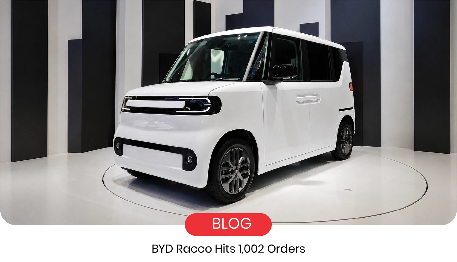 BYD Racco Hits 1,002 Orders in Japan in Two Weeks