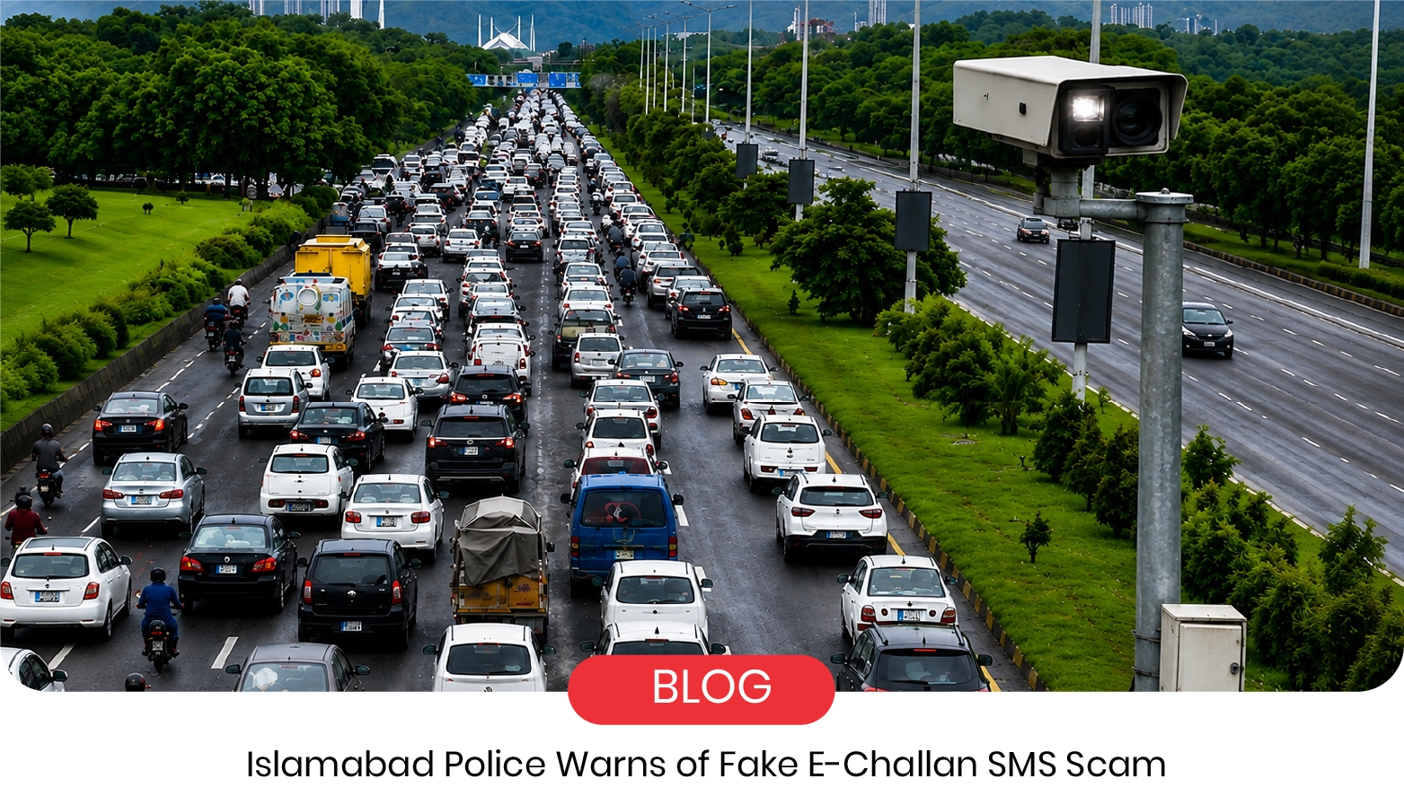 Islamabad Police Warns of Fake E-Challan SMS Scam